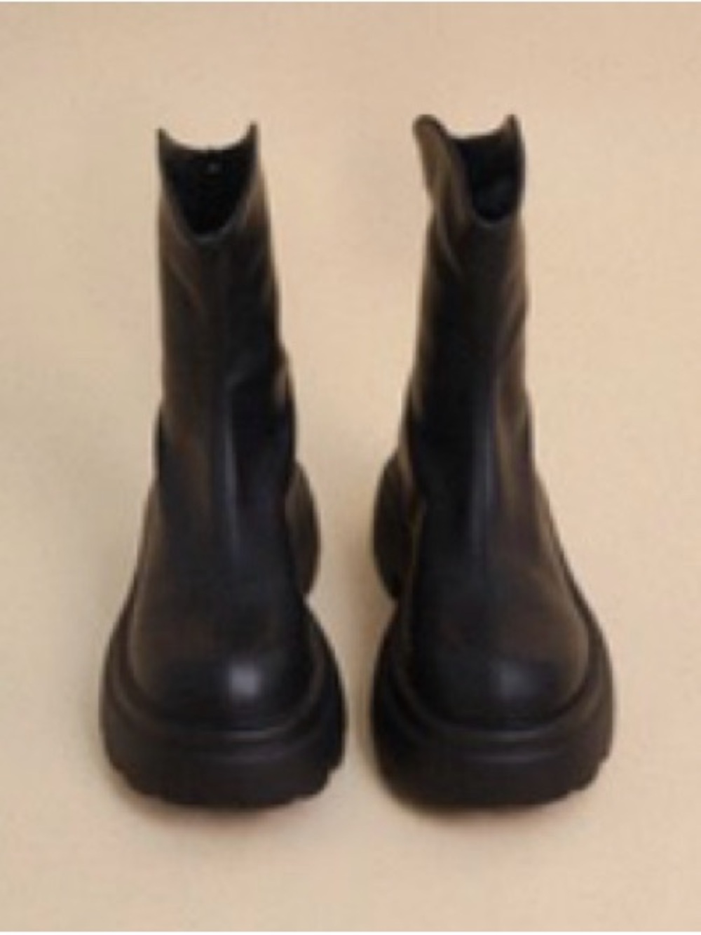 Black Chunky Boots for Women